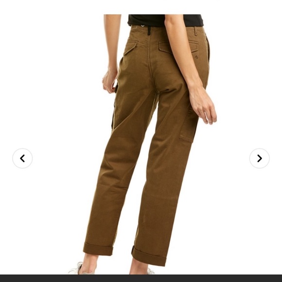 Rag & Bone/JEAN Buckley Chinos size 30 in the color Olive - Picture 4 of 11